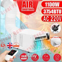 1100W Portable Cooler Air Conditioning 3754BTU Unit Cool & Warm Dehumidify GLEUK