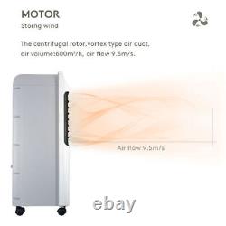 12L 4-in1 Portable 2000W Heater & Cooler Air Conditioner Mobile Air Conditioning