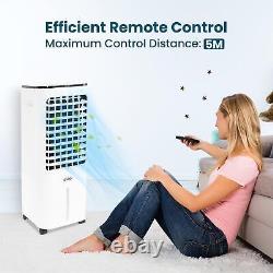 12L Air Cooler with Remote Control 3 Speed Settings 7000BTU 3-in-1 Cooling Fan