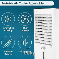 12L Air Cooler with Remote Control 3 Speed Settings 7000BTU 3-in-1 Cooling Fan