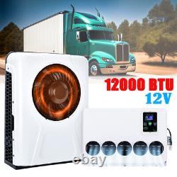 12V 12000 BTU Truck Split Air Conditioner Cooler AC Unit Truck Cab Van Caravan