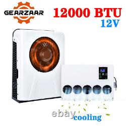 12V 12000 BTU Truck Split Air Conditioner Cooler AC Unit Truck Cab Van Caravan