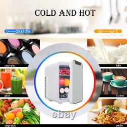 16L Mini Fridge AC/DC Portable Cooler Warmer Refrigerator for Bedroom/Car Travel