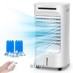 3-in-1 Evaporative Air Cooler 3 Modes Portable Quiet Swamp Cooler Fan Humidifier