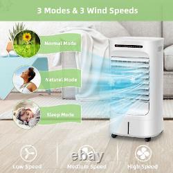 3-in-1 Evaporative Air Cooler 3 Modes Portable Quiet Swamp Cooler Fan Humidifier