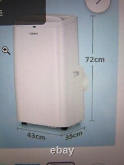 3 in 1 Portable Air Conditioner 12000 BTU Cooler Dehumidifier Fan Remote 3 Speed