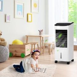 3-in-1 Portable Evaporative Cooler Humidifier With LED Display Sleep Wind 7L Tank