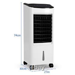 3-in-1 Portable Evaporative Cooler Humidifier With LED Display Sleep Wind 7L Tank