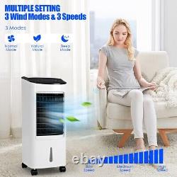 3-in-1 Portable Evaporative Cooler Humidifier With LED Display Sleep Wind 7L Tank