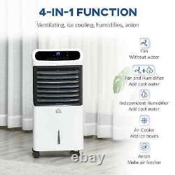 32 Mobile Air Cooler, Evaporative Anion Ice Cooling Fan Water Conditioner Humid