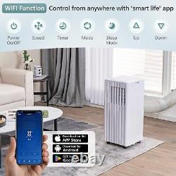 4-in-1 9000BTU Portable Air Conditioner Air Cooler Fan Dehumidifier AC Unit