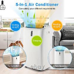 4-in-1 Portable Air Conditioner 12000BTU Air Cooler Heating Fan & Dehumidifier