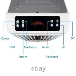 48L Portable Air Cooler Evaporative Cooling Fan