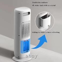 4L Portable Cooler Air Conditioning Unit Cooling/Heating Bladeless Fan & Remote