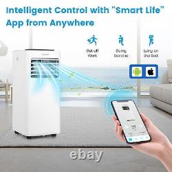 5-in-1 Portable Air Conditioner AC Unit 7000 BTU Energy-Saving Air Cooler WIFI