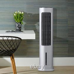 5L Portable Air Cooler Humidifier Evaporative Cooler Fan 80W 3 Speed With Remote