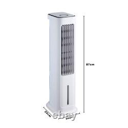 5Litre Portable Air Cooler Humidifier Evaporative Cool Fan Remote Swing 3 Speed