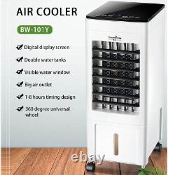 60W Portable Air Cooler Fan with Remote Control Ice Cold Cooling Conditioner Unit
