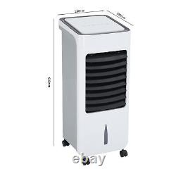 6L Air Cooler Fan 3-Speed Evaporative Humidifier Mobile Conditioner with Remote