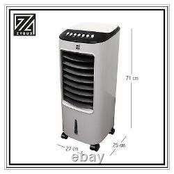 6L Air Cooler with 4 Operational Modes 3 Fan Speeds Remote Control High Powered