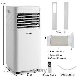 7000 BTU Portable Air Conditioner 3-in-1 Air Cooler with Fan & Dehumidifier Mode