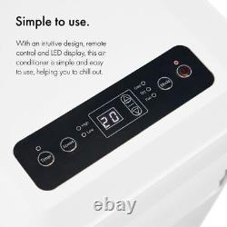 7000 BTU Portable Air Conditioner Cooler 24-Hour Timer LED Screen