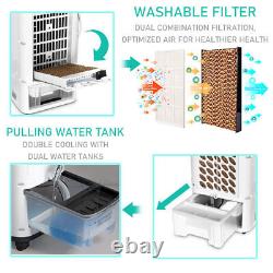 70W Air Cooler Fan Ice Cold Packs Cooling Conditioning Unit Filter with Remote 4L