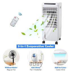 7L Portable Air Cooler Humidifier Evaporative Cool Fan with Remote Swing Timer