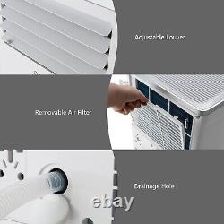 9000 BTU Portable Air Conditioner 3-in-1 Air Cooler Fan Dehumidifier Sleep Mode