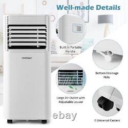 9000 BTU Portable Air Conditioner 3-in-1 Air Cooler with Fan & Dehumidifier Mode w