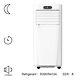 9000BTU Portable Air Conditioner Air Cooler Fan Dehumidifier Sleep Mode Timer