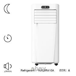 9000BTU Portable Air Conditioner Air Cooler Fan Dehumidifier with Remote Timer