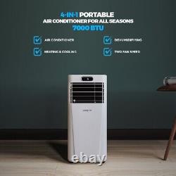 Air Conditioner AC Unit 7000BTU Dehumidifier Heater Cooler Fan Function Portable