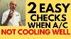 Air Conditioner Not Cooling Enough 2 Simple Checks To Do Yourself