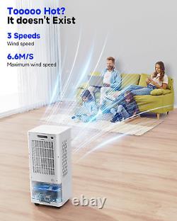 Air Cooler 5.2L, Mobile Air Conditioners with Remote Control, 4-IN-1 Portable Ai