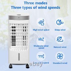 Air Cooler Fan Remote Control Ice Cold Cooling Conditioner Timer with 4 Wheels 70W