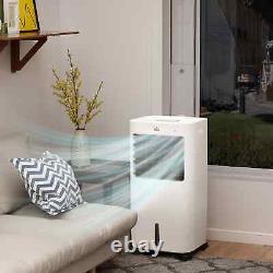 Air Cooler, Mobile Cooling Fan Humidifier Air Conditioner with 15L Water Tank