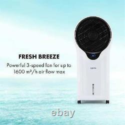 Air Fan Portable Cooler Humidifier Room Ioniser 90 W 5.5 L Remote White