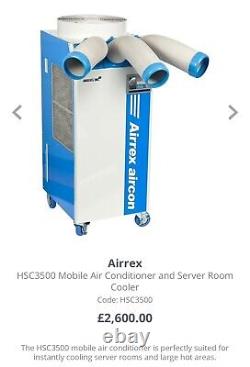 Airrex HSC-3500 240v Portable Mobile Air Conditioner and Server Room Cooler