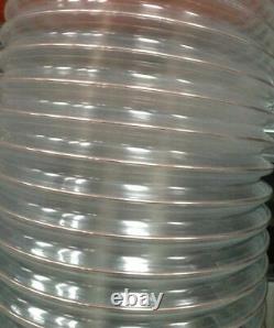 CLEAR FLEXIBLE DUST EXTRACTION HOSE 50mm 63mm 65mm 76mm 80mm 100mm 127mm 152mm