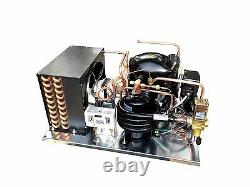 Combo Air/Water Cooled Condensing Unit Med Temp 1/2 HP, R404A, 115V (NEK6210GK)
