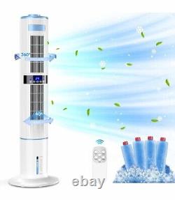 Cooler Mobile Air Conditioners, 4 in 1 Tower Fan/Air Purifier/Humidifier/Evapora