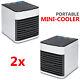 Crystals 3-in-1 Personal Space Air Cooler Fan Set Of 2