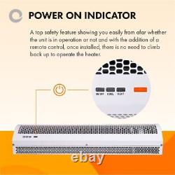 Devola Over Door Electric Heater Air Curtain 3kW 4kW Indoor Fan Heater & Cooler