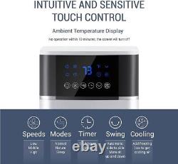 E1D0DF Evaporative Coolers for Home, 80W Air Cooler 4-IN-1 Tower Fan NEW