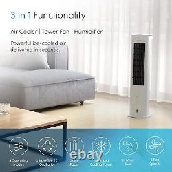 Emperial 5L Portable Air Cooler Oscillation 7Hr Timer 3 Speeds with 2 Ice Packs