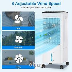 Evaporative Air Cooler, 3-IN-1 Portable Air Conditioner Humidifier Cooling Fan