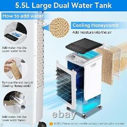 Evaporative Air Cooler, 3-IN-1 Portable Air Conditioner Humidifier Cooling Fan