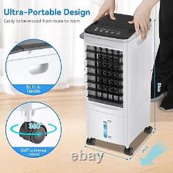 Evaporative Air Cooler, 3-IN-1 Portable Air Conditioner Humidifier Cooling Fan