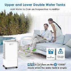 Evaporative Air Cooler 4-IN-1 Conditioner Humidifier Purifier Negative Ions C